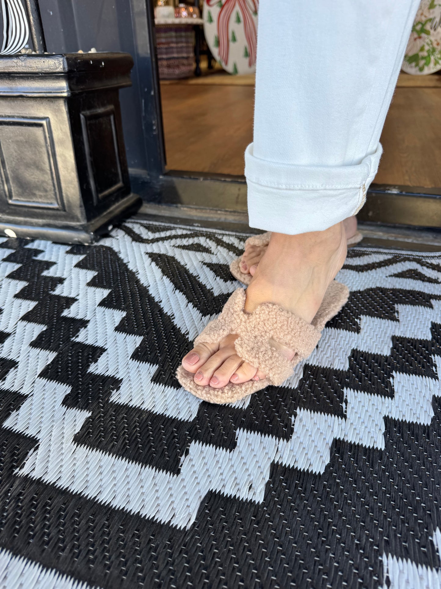 Marie Cozy Sandals - Taupe