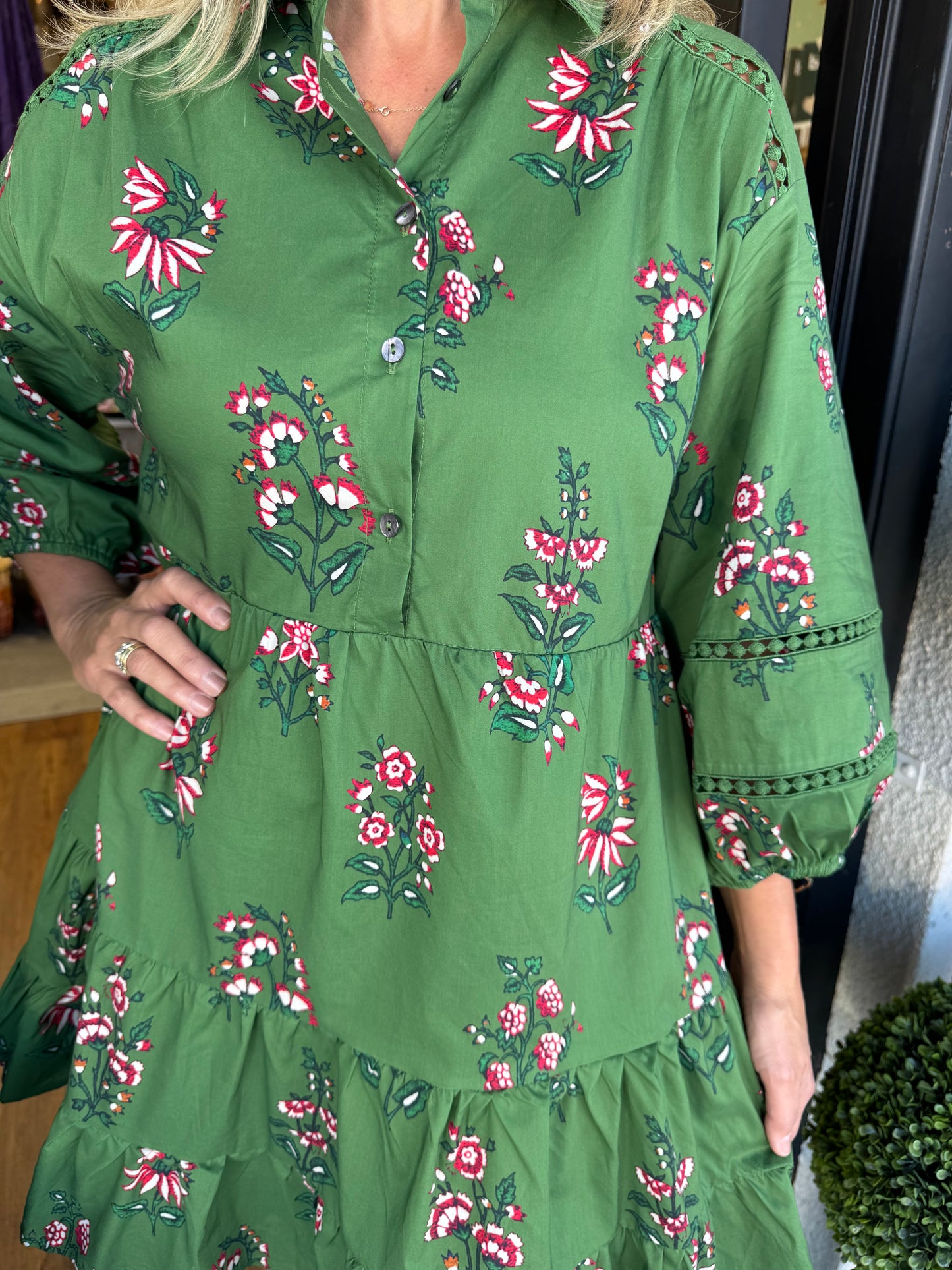 Rowan Dress - Olive