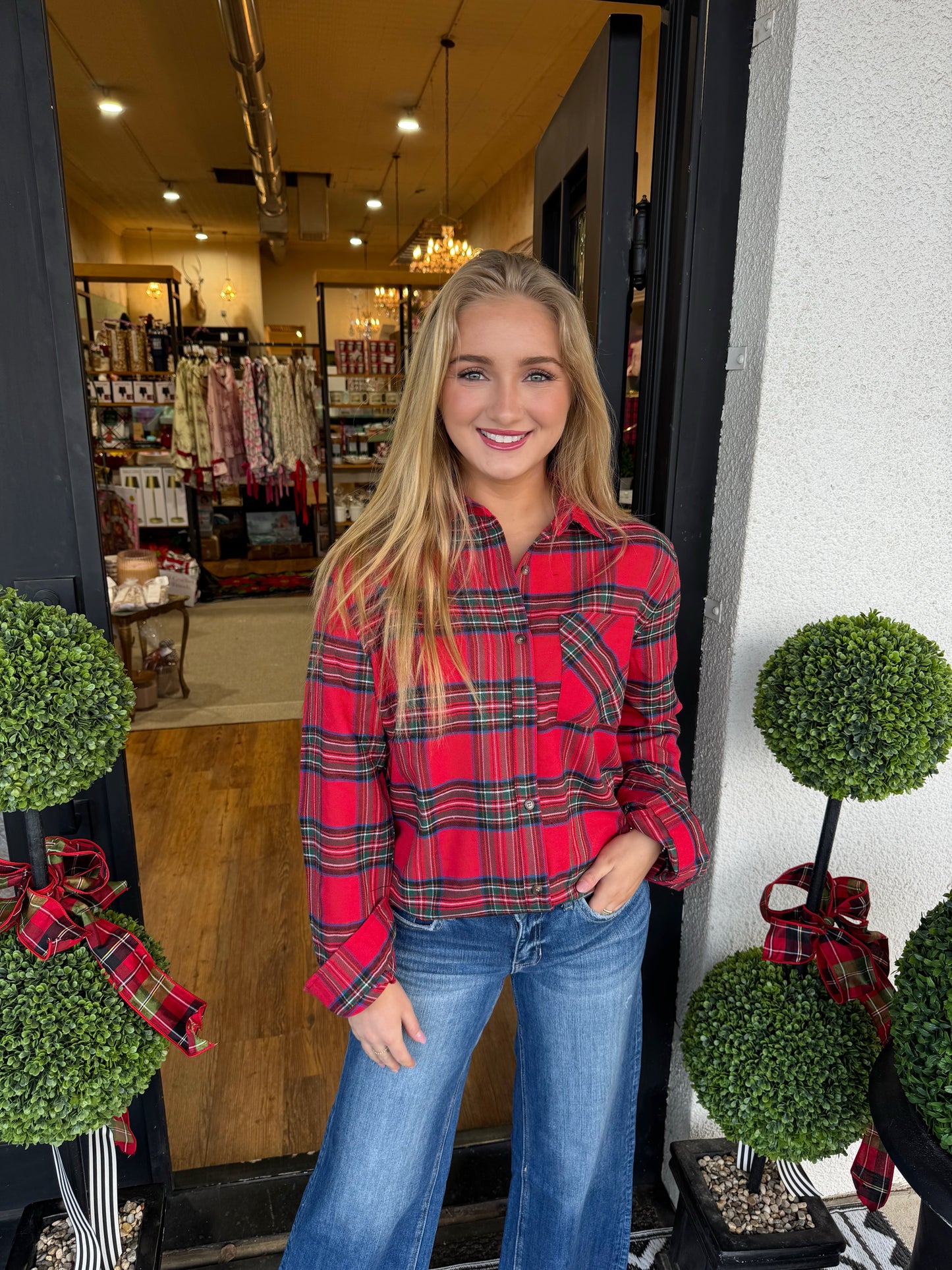 Ruth Flannel Top