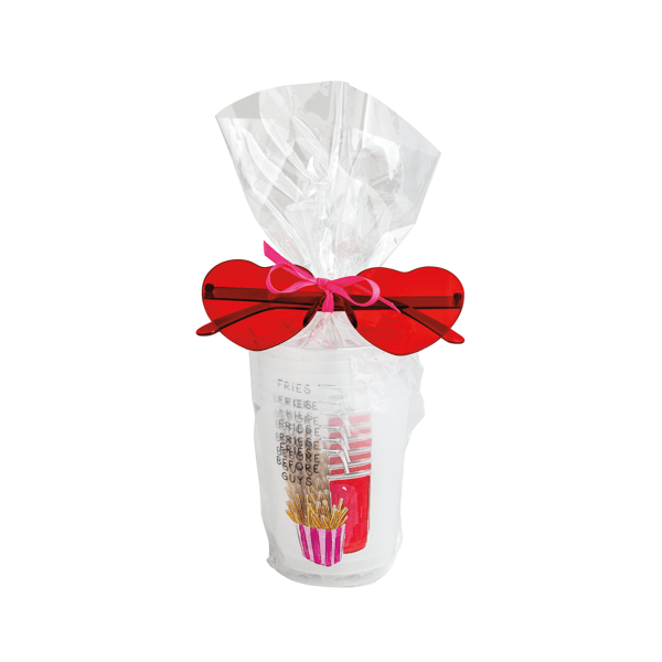Valentines Party Cup & Glasses Set