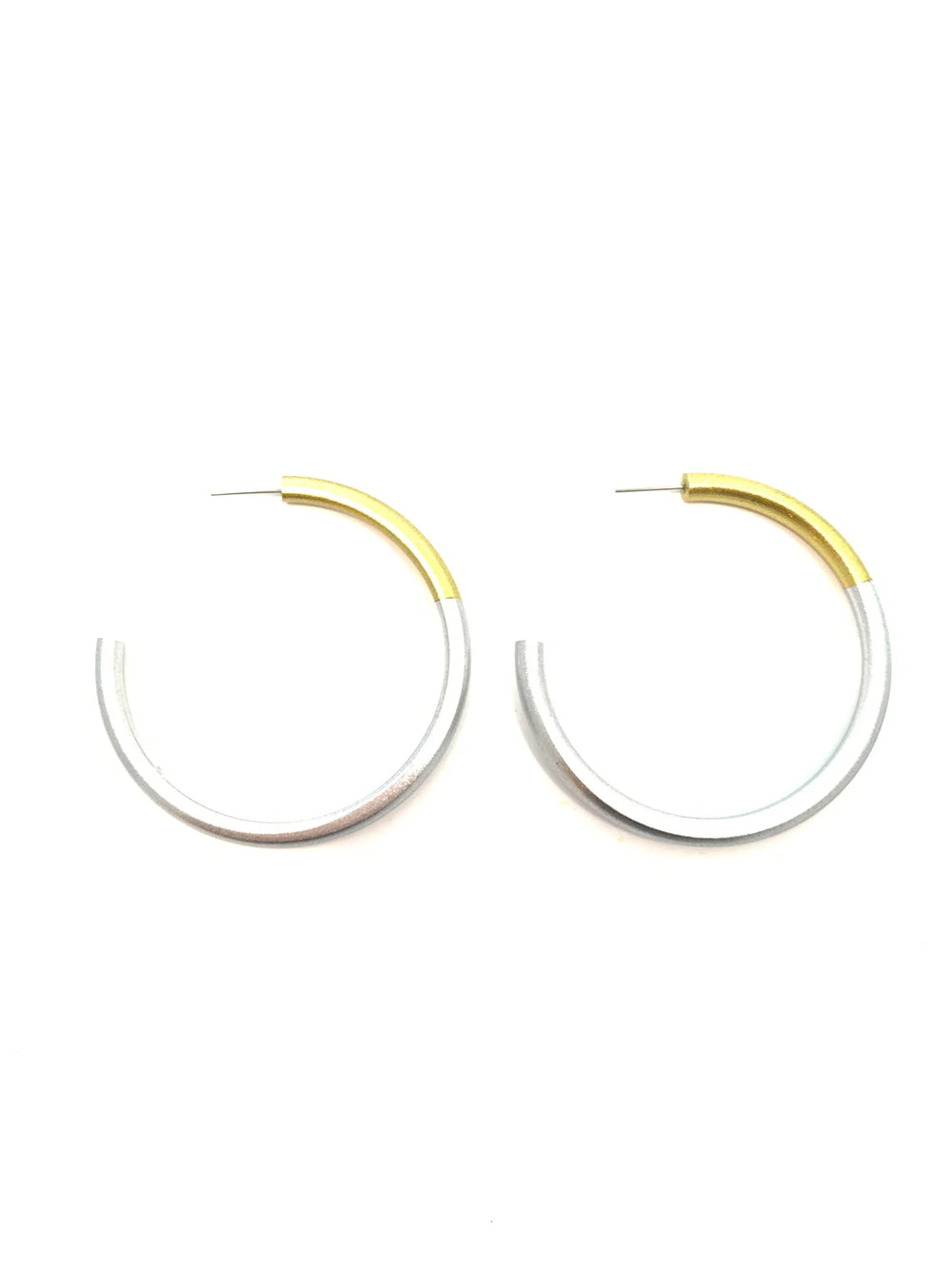 LIZ Hoops in Gold/Silver