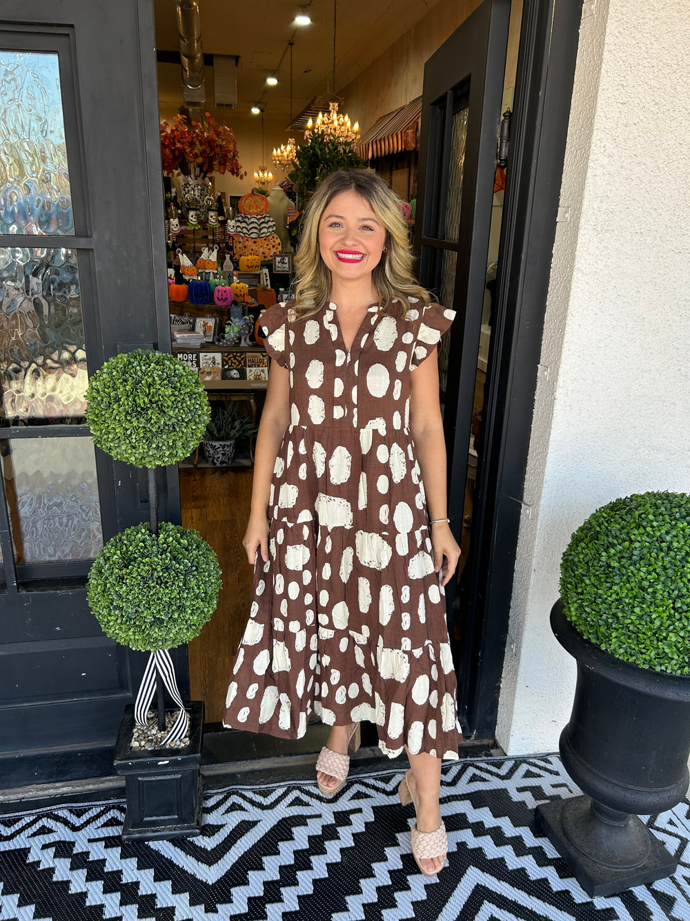 Colette Spotted Dress