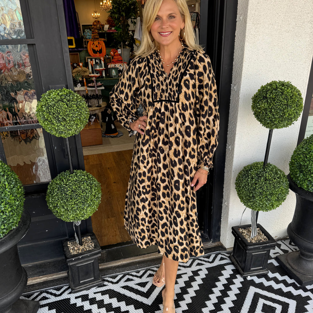 Andrea Dress - Brown