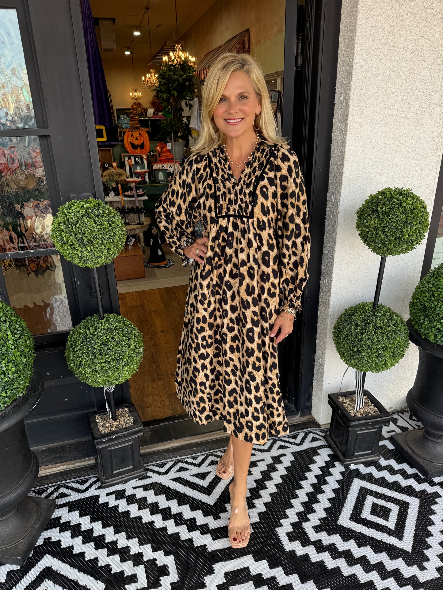 Andrea Dress - Brown