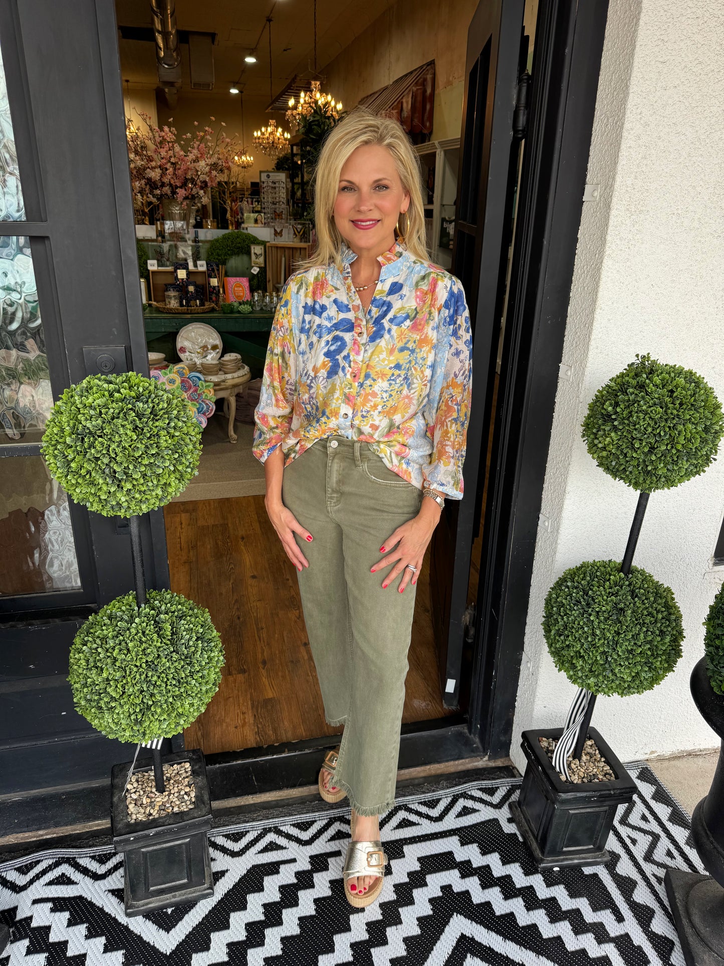 Camila Floral Top