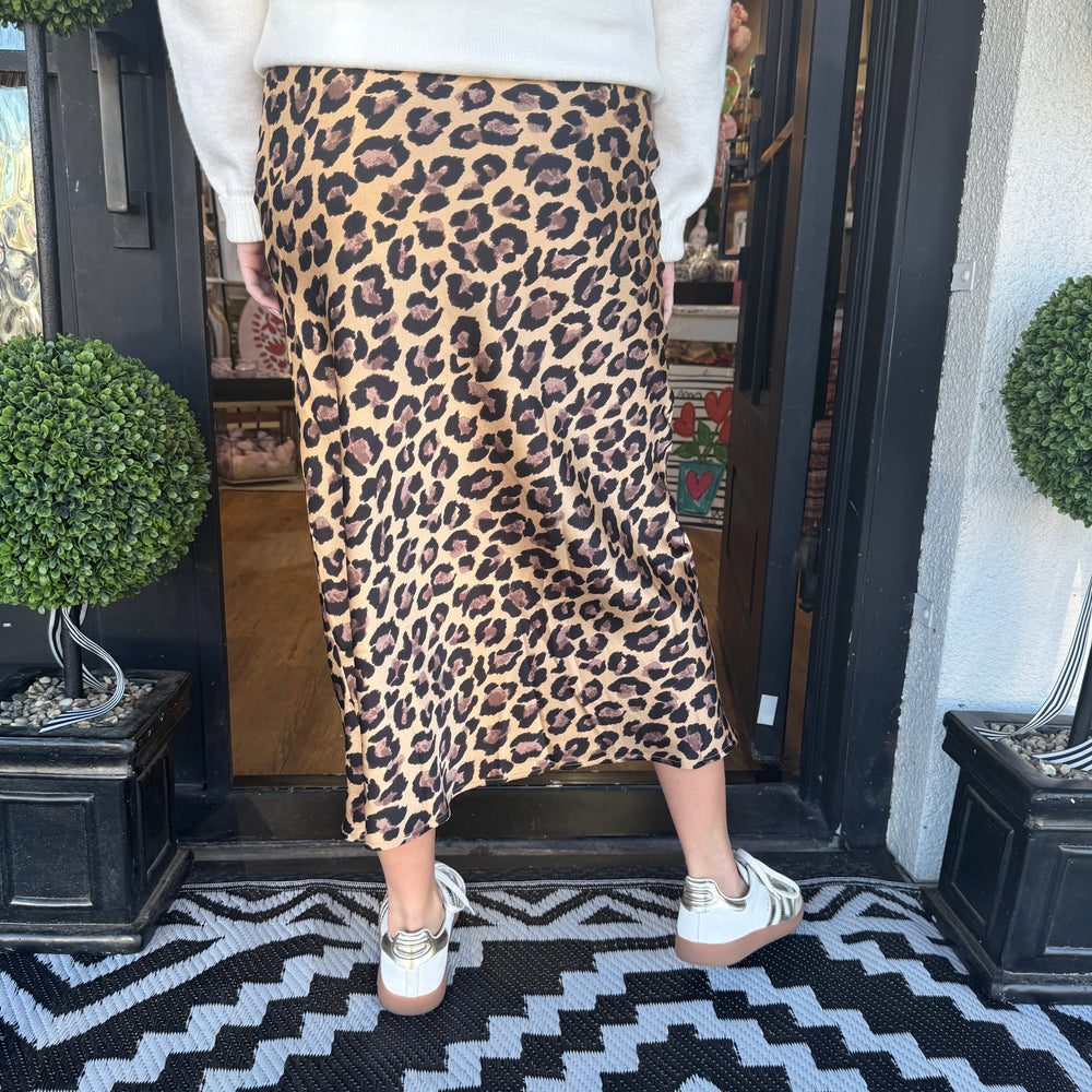 
                  
                    Gracie Leopard Skirt- Taupe
                  
                