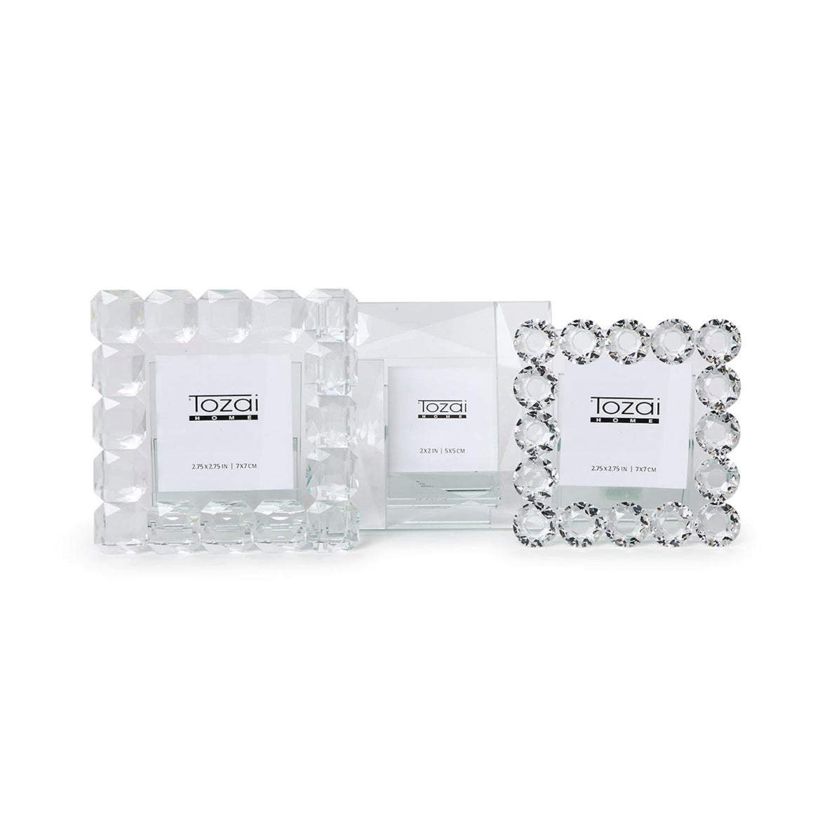 Brilliant Cut Crystal Frame - Square Cut