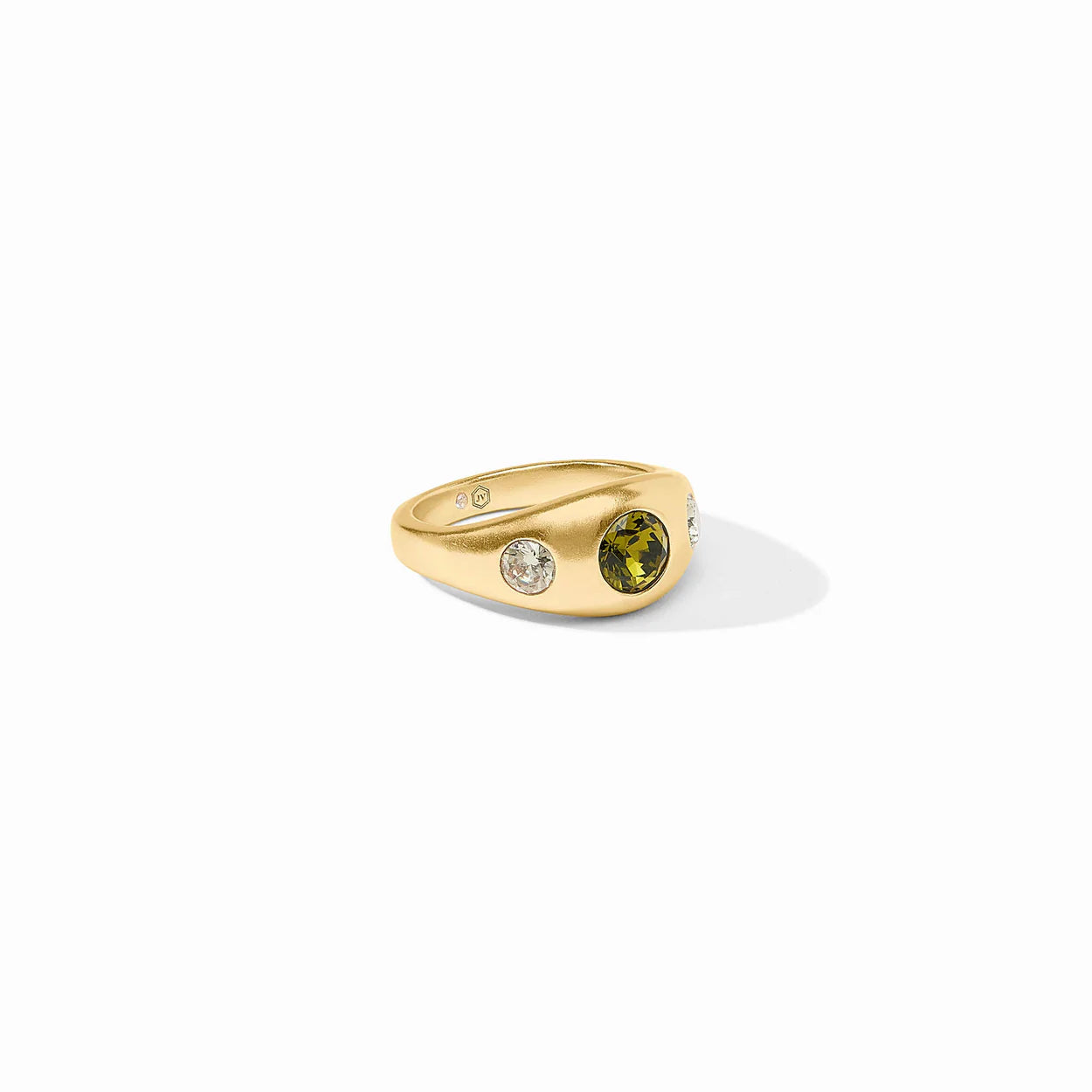 Rainbow Signet Ring - Shades of Jade