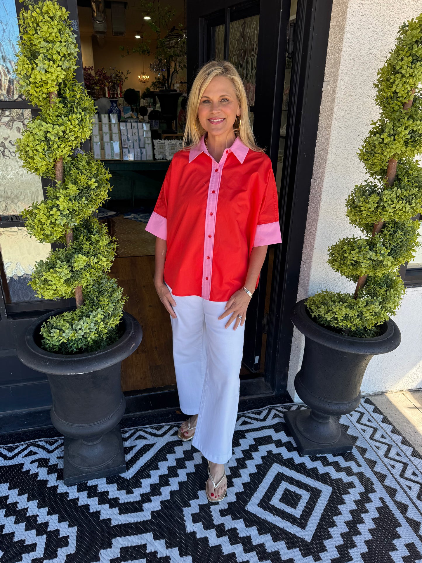 Jacelyn Top - Tomato