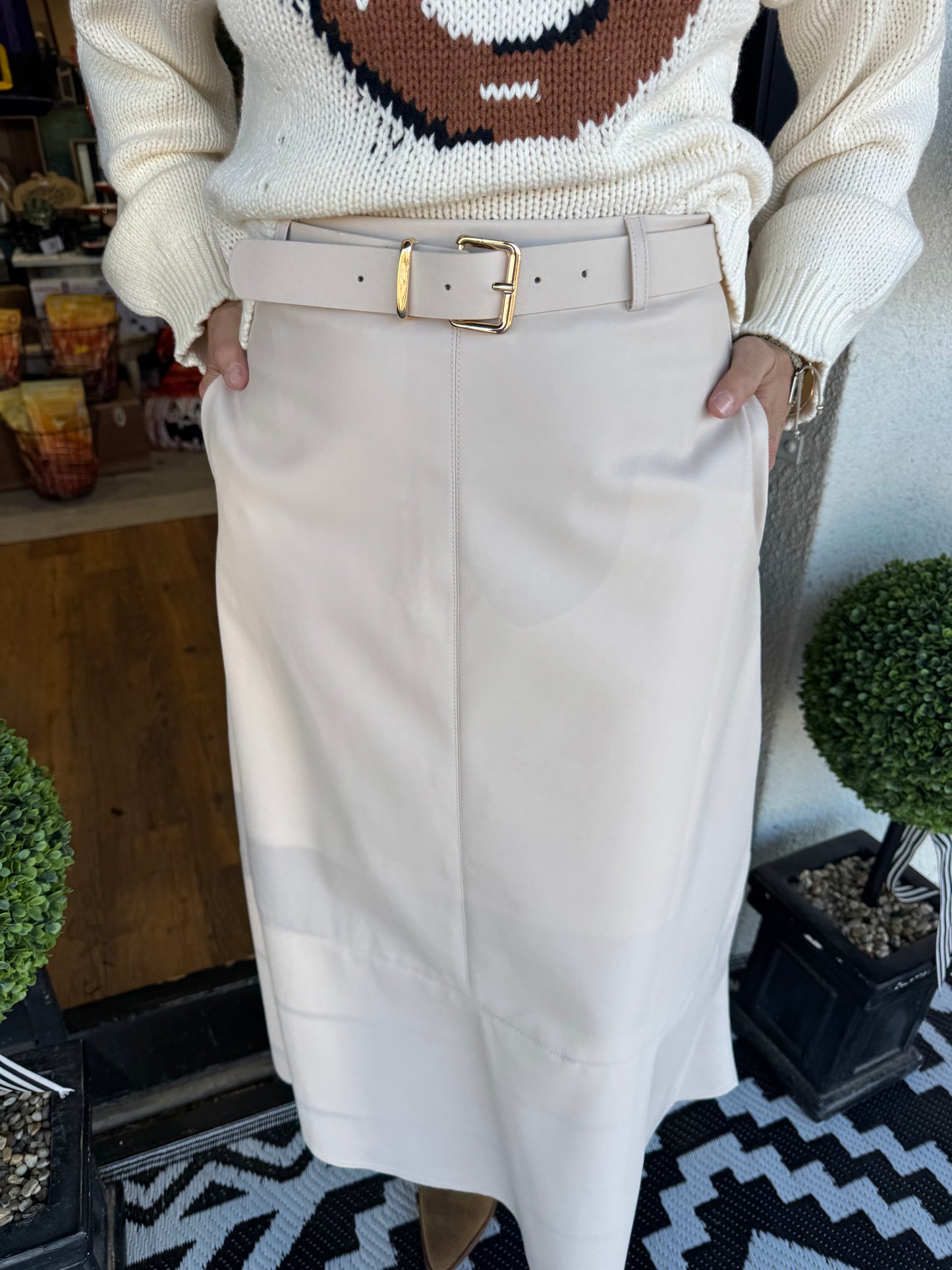Tamira Skirt - Ecru