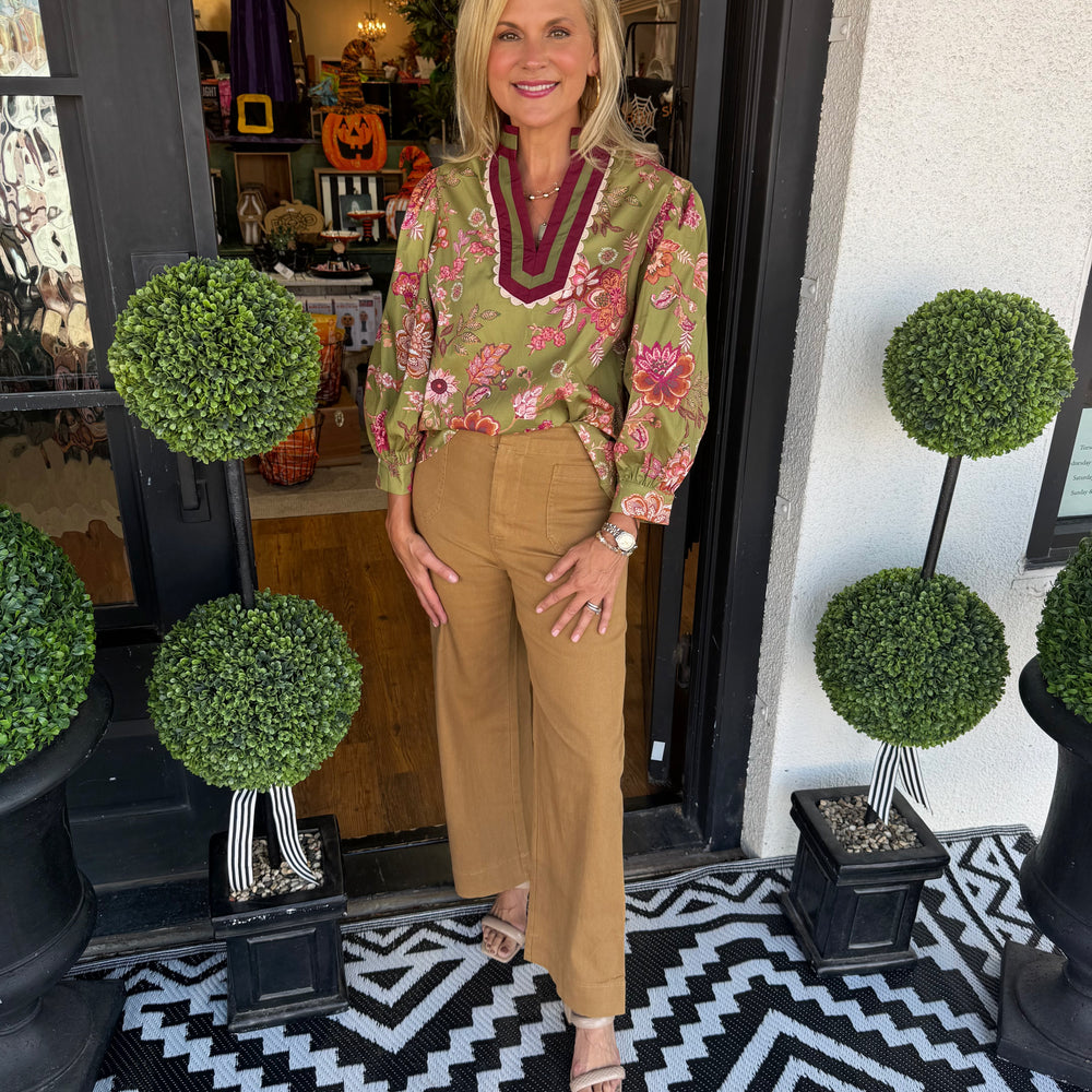 Lily Top - Olive