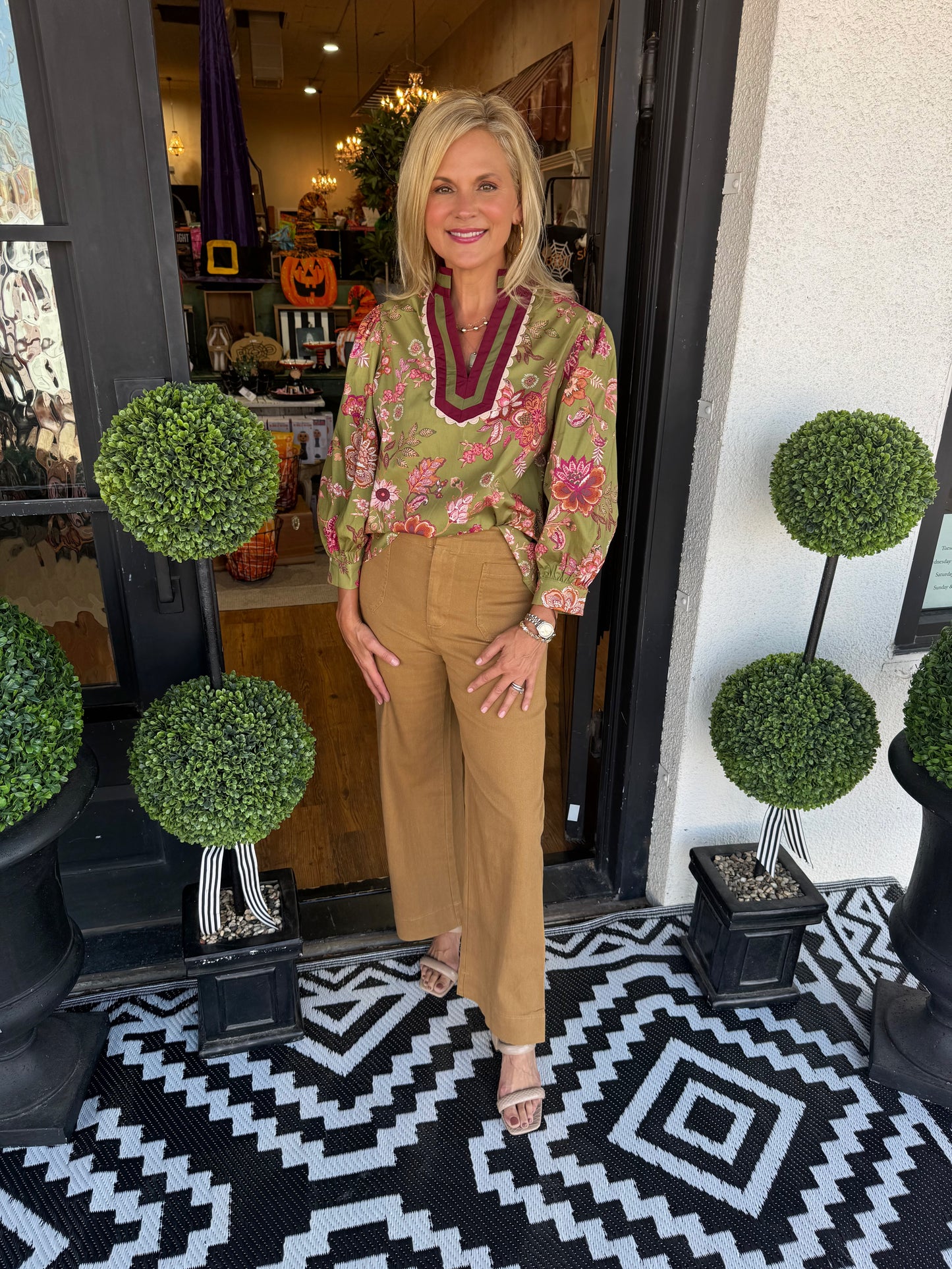 Lily Top - Olive
