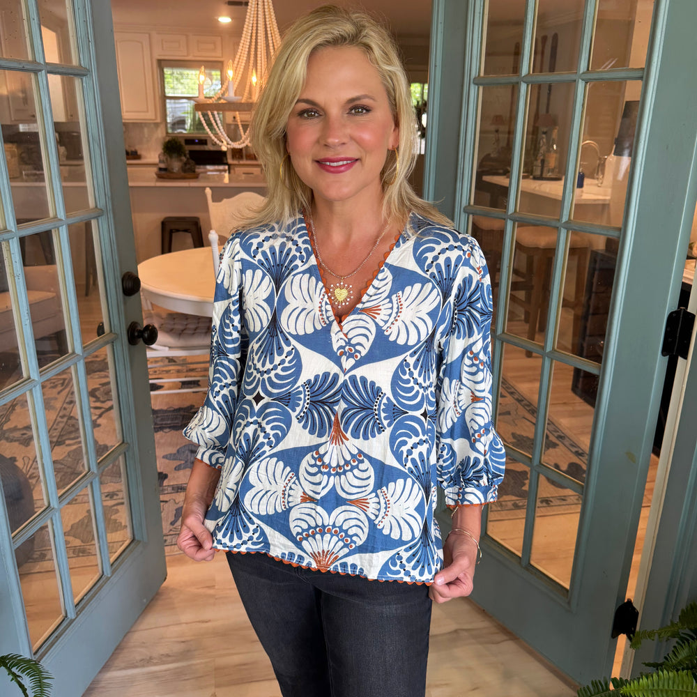 
                  
                    Mae Top - Blue
                  
                