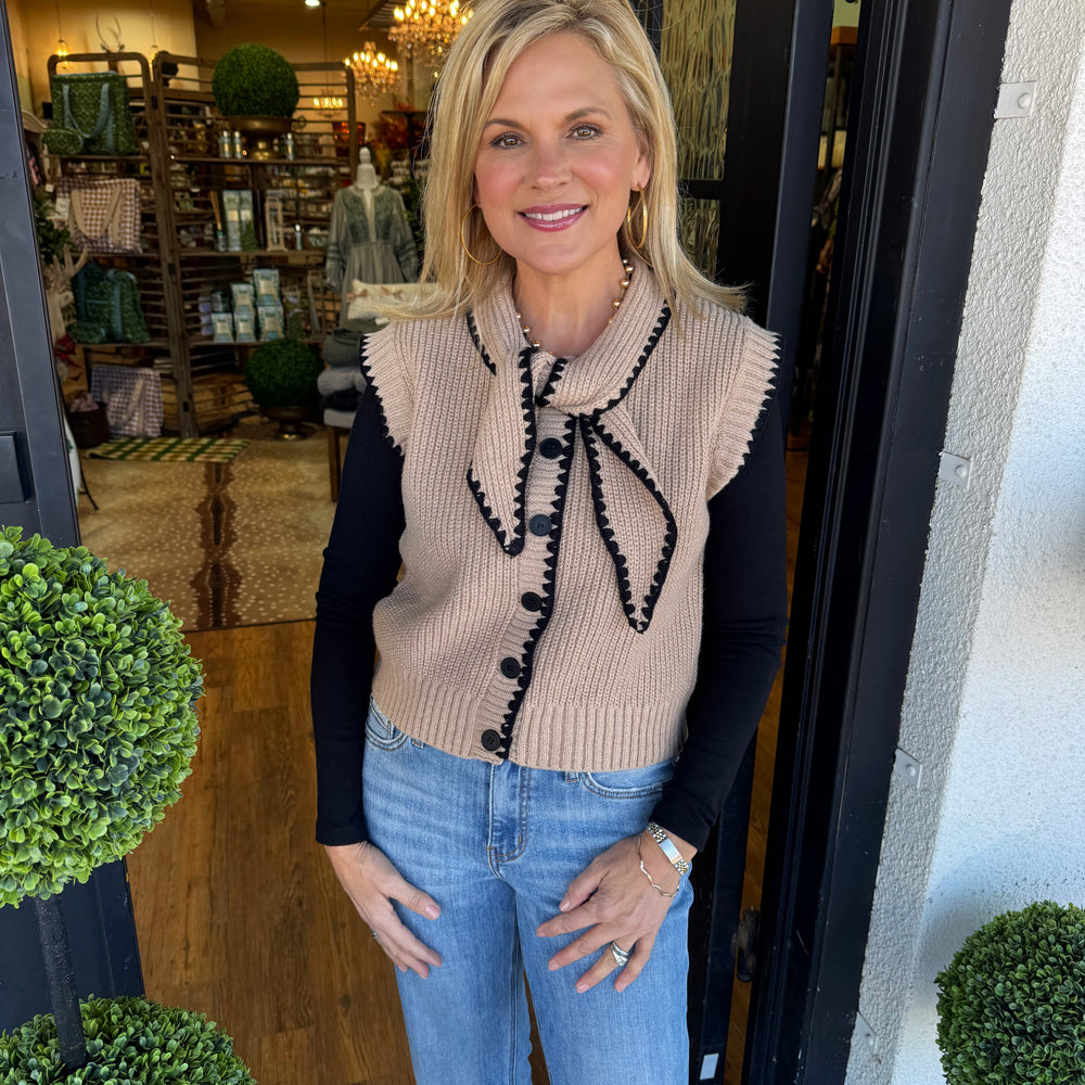 Honey Top - Taupe Black