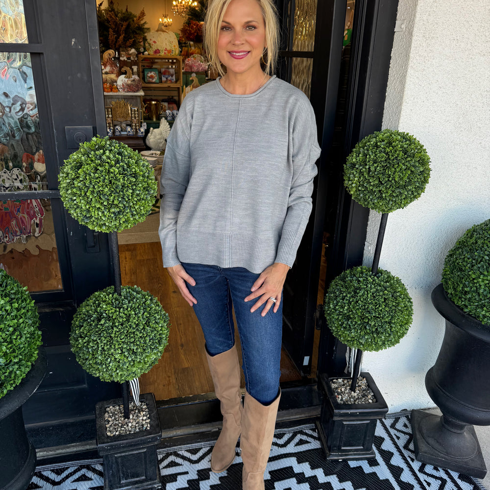 Cynthia Sweater - Heather Gray