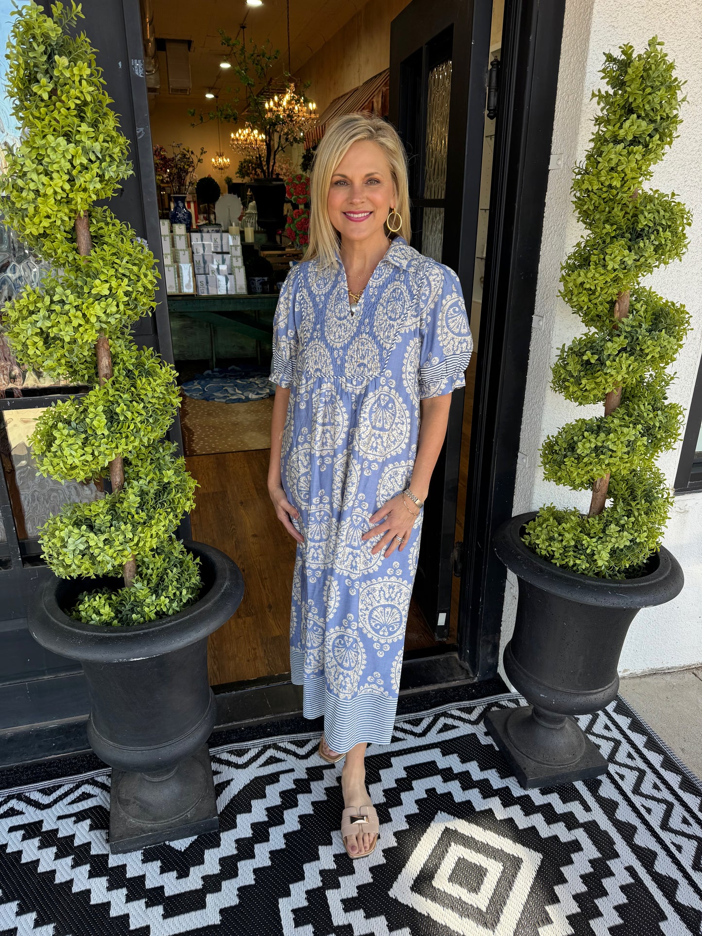 Eileen Dress - Periwinkle