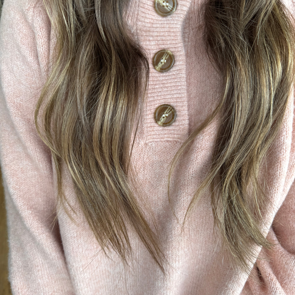 
                  
                    Emerson Sweater Top- Blush
                  
                