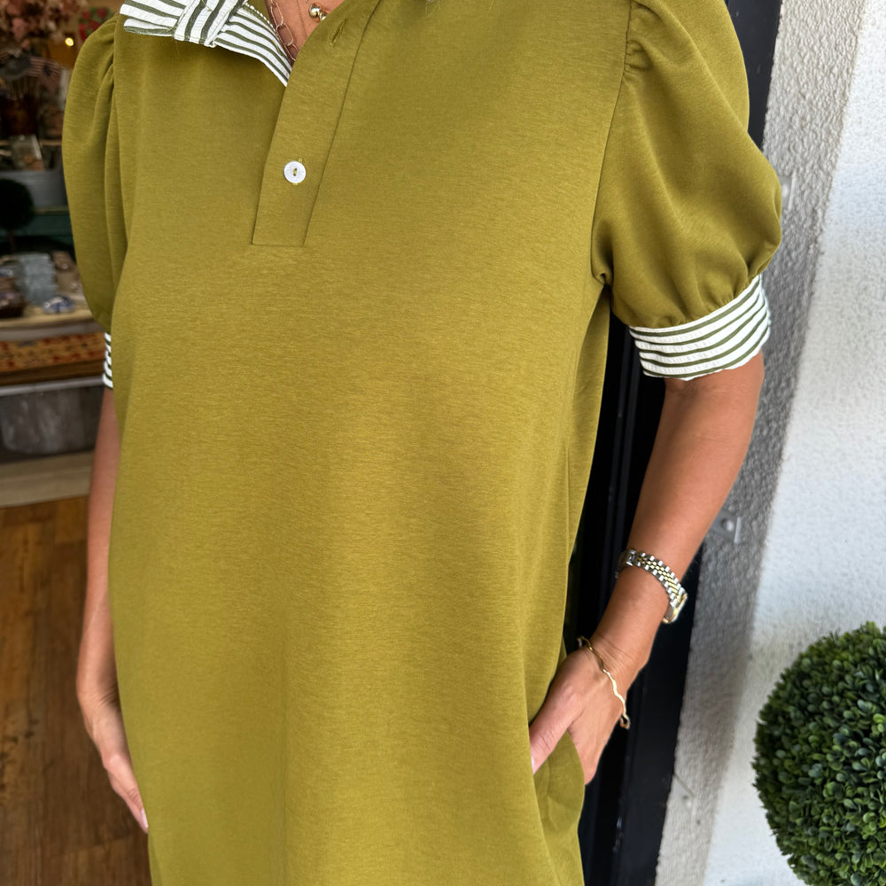 Constance Dress- Olive