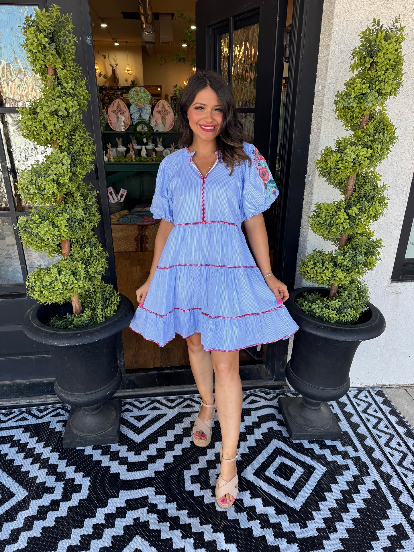 Collins Dress - Blue