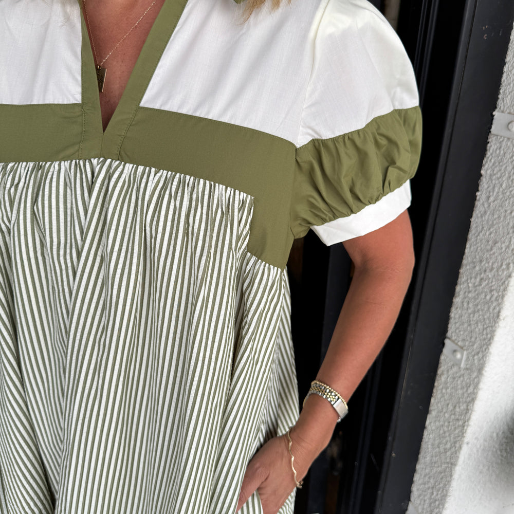 Poppy Dress- Olive