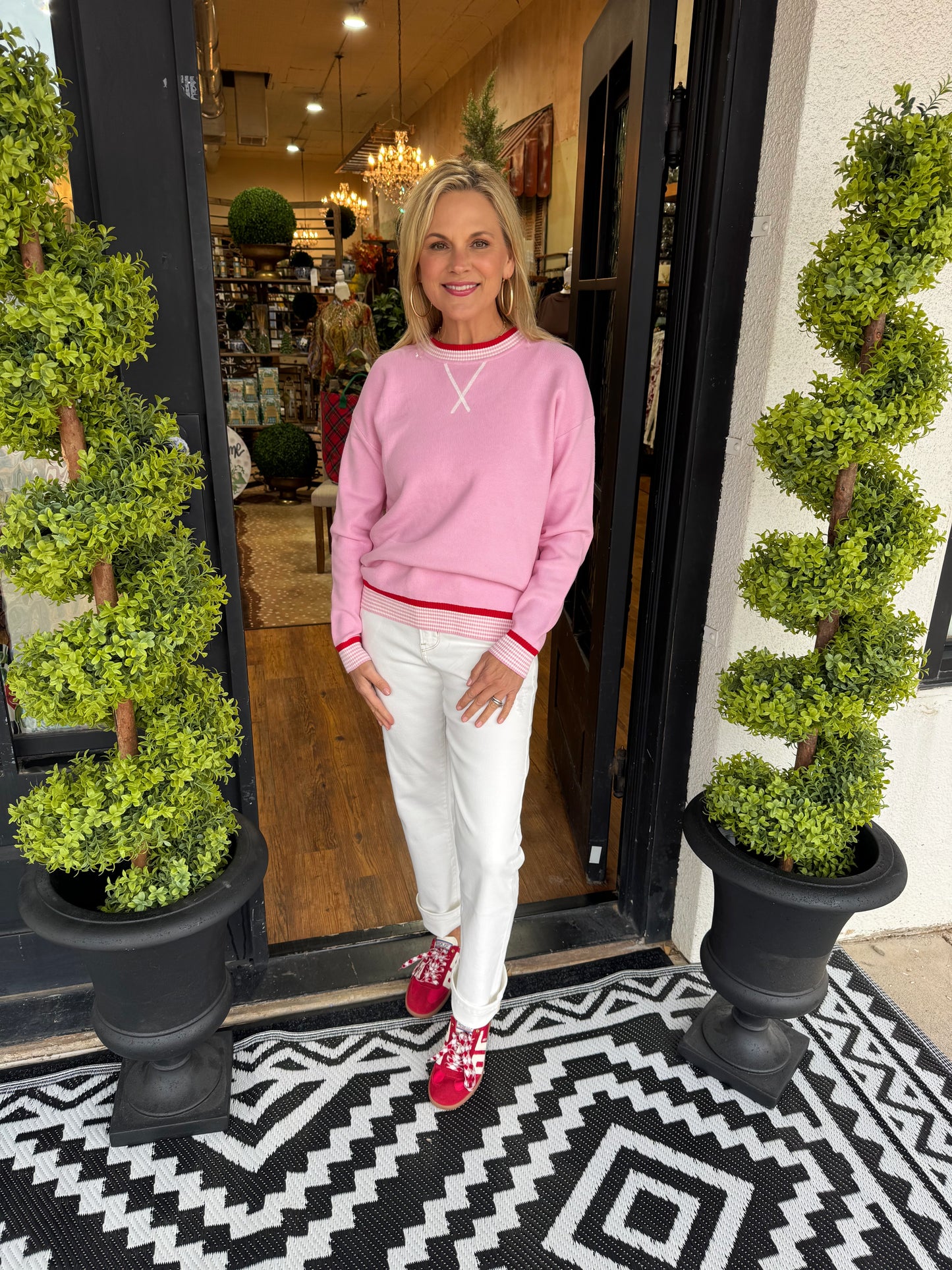 Noelle Sweater - Pink