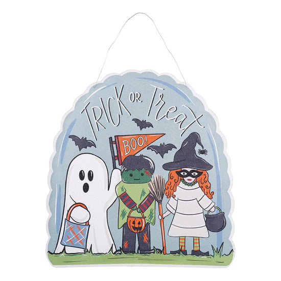 Trick or Treaters/ Turkey Burlee Door Hanger