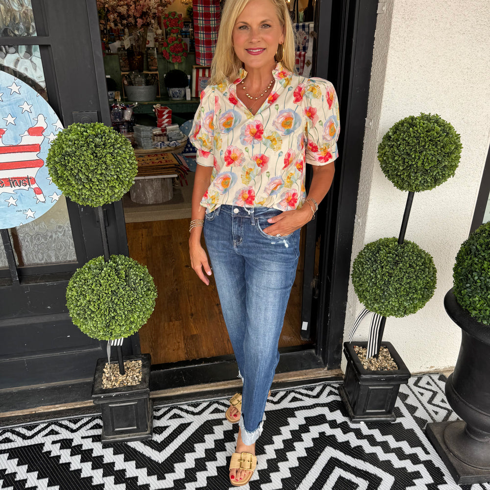 Paulina Floral Top