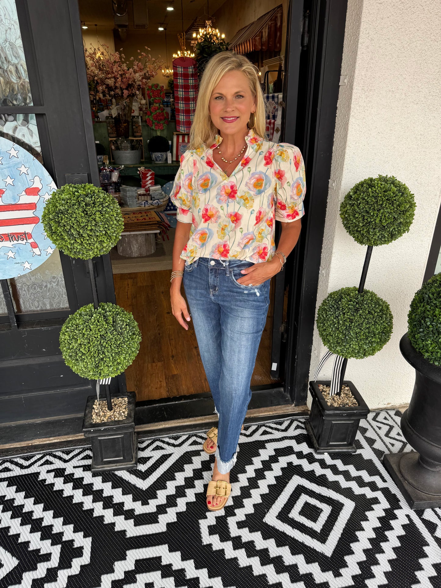 Paulina Floral Top