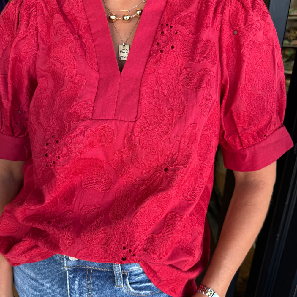
                  
                    Abigail Top-Red
                  
                