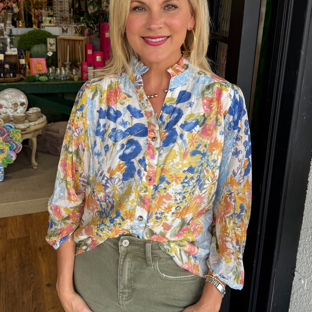 Camila Floral Top