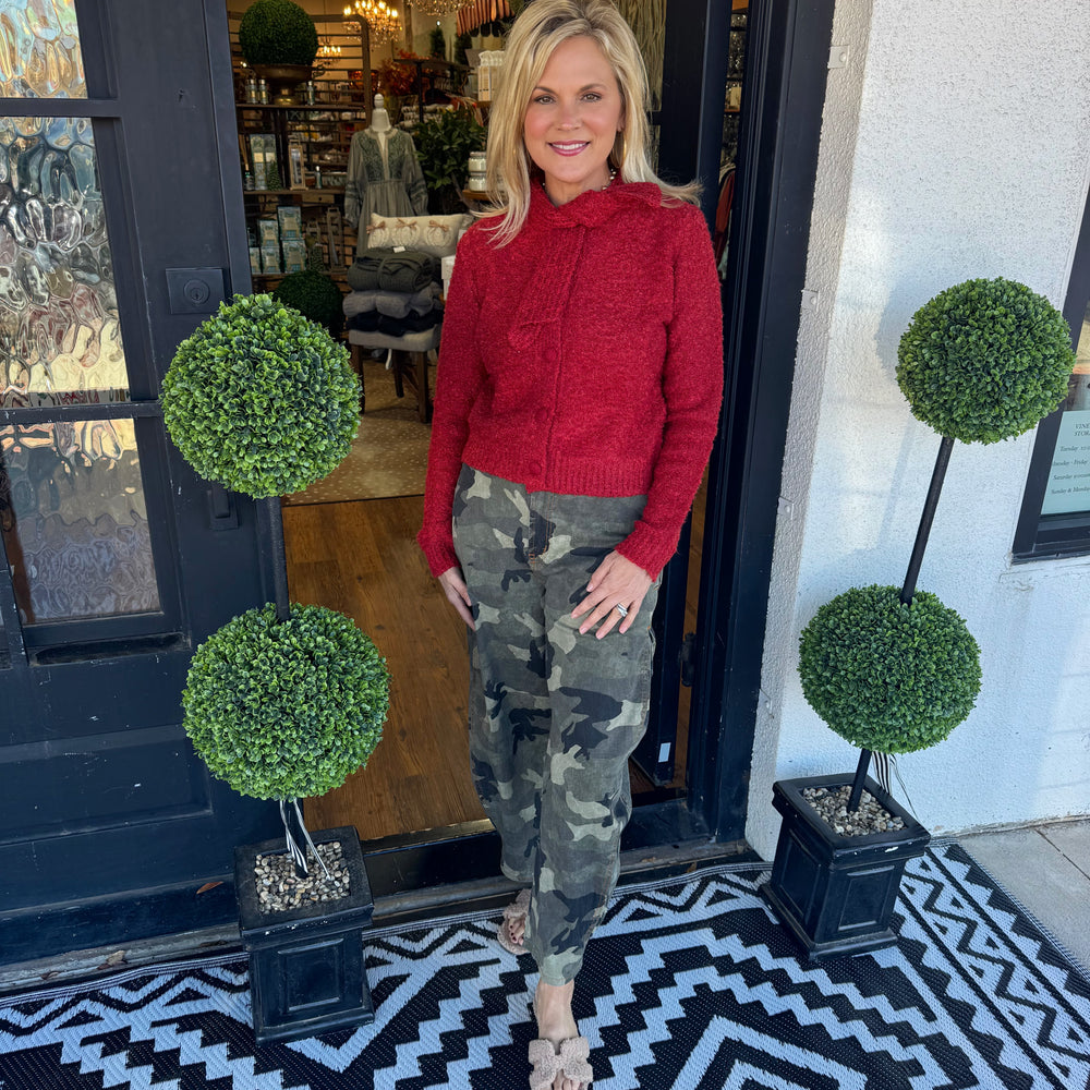 Meg Pant - Olive Grey