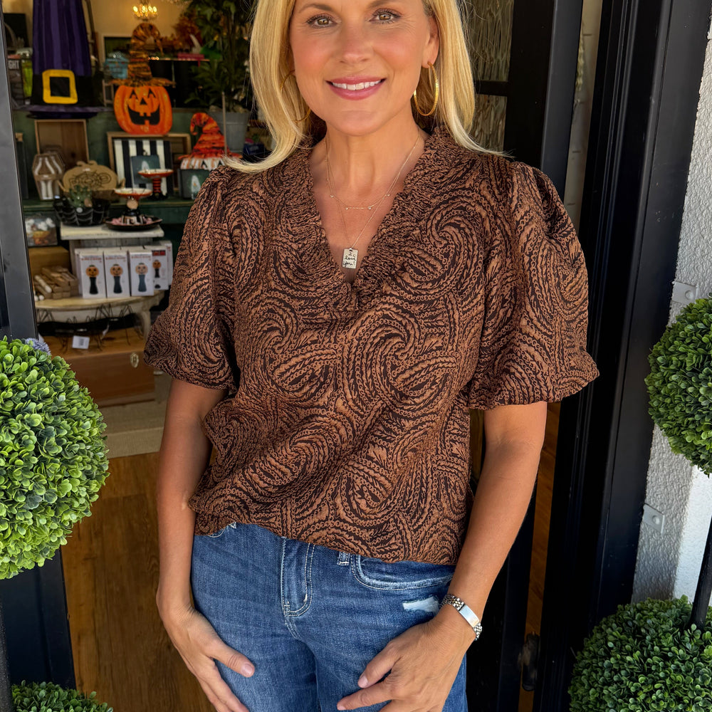 Rebecca Top - Brown
