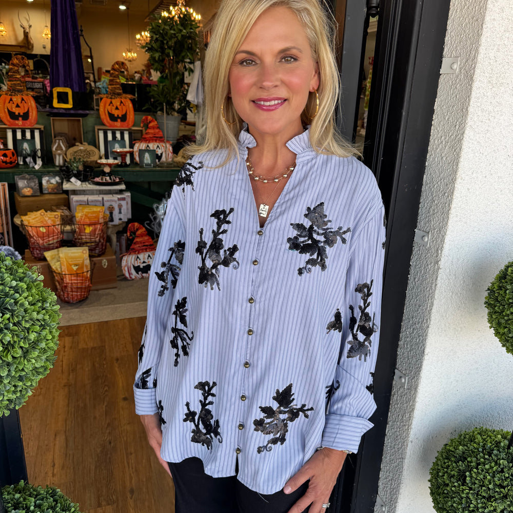 
                  
                    Kameron Top - Chambray
                  
                