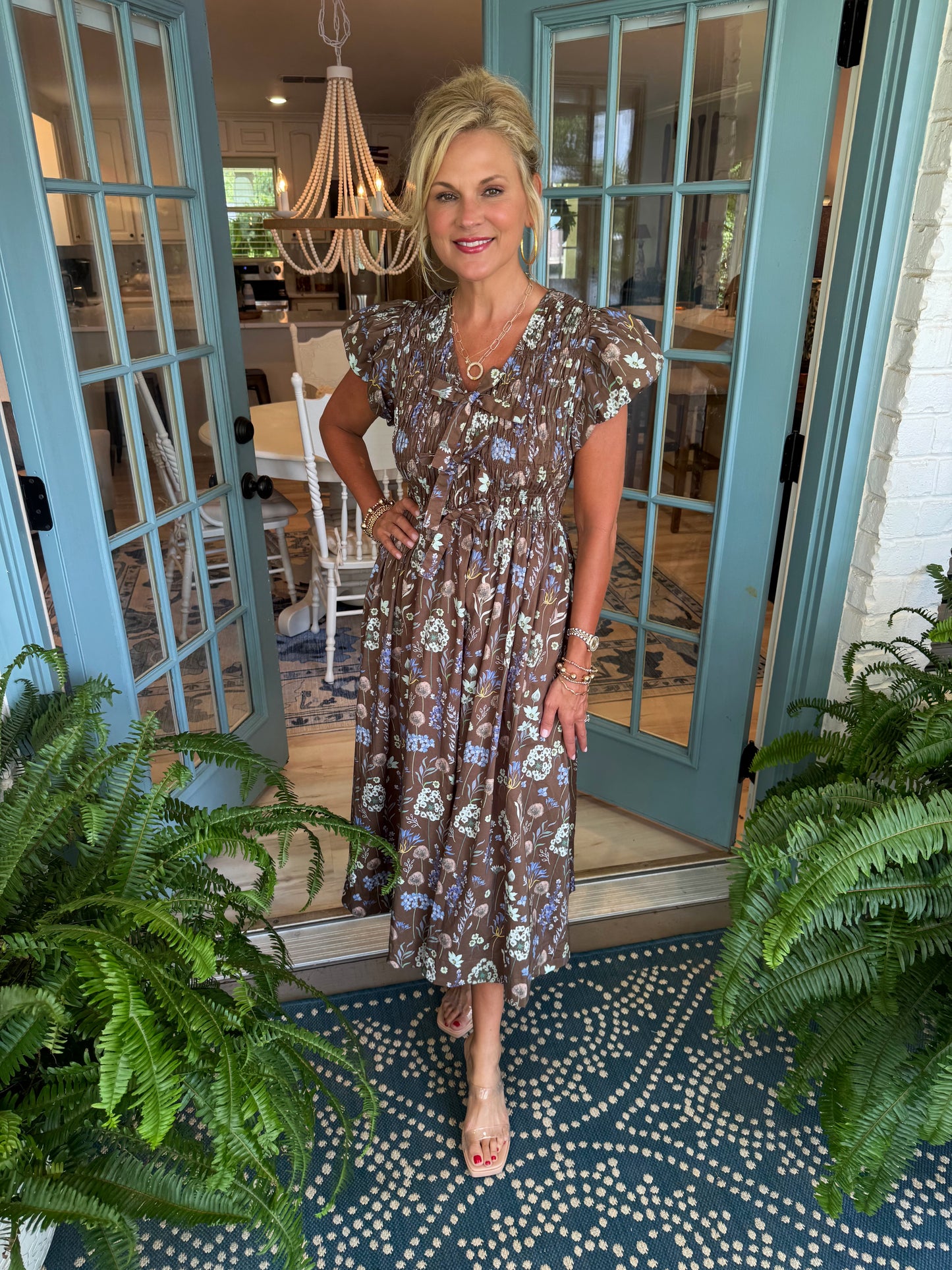 Lisa Dress - Brown