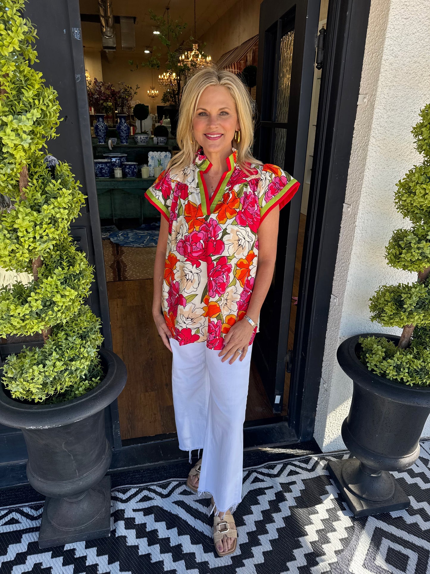 Nora Top - Tea Berry Mix