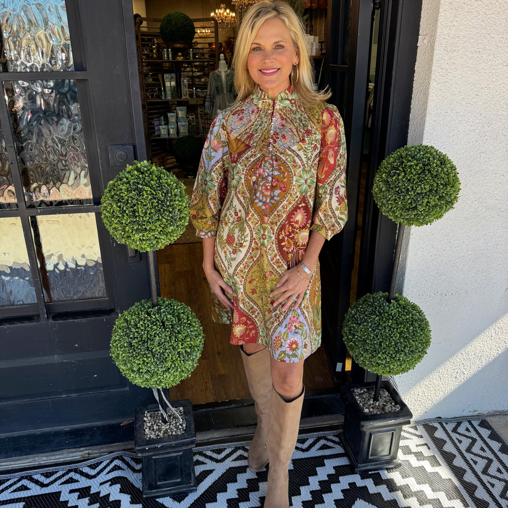 Florence Dress - Chestnut Mix