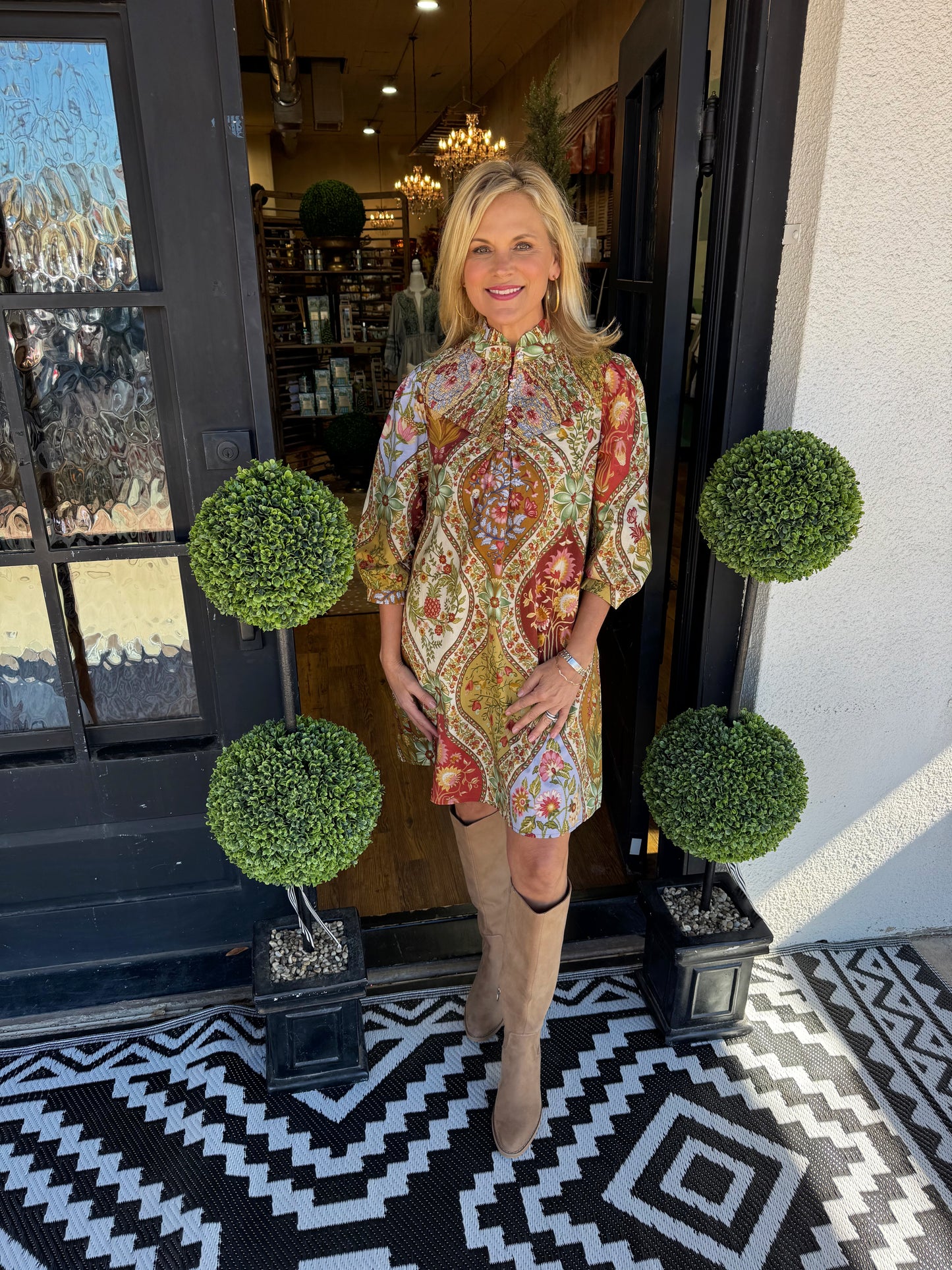 Florence Dress - Chestnut Mix