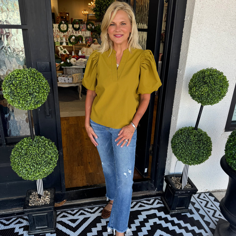 Danica Top - Mustard