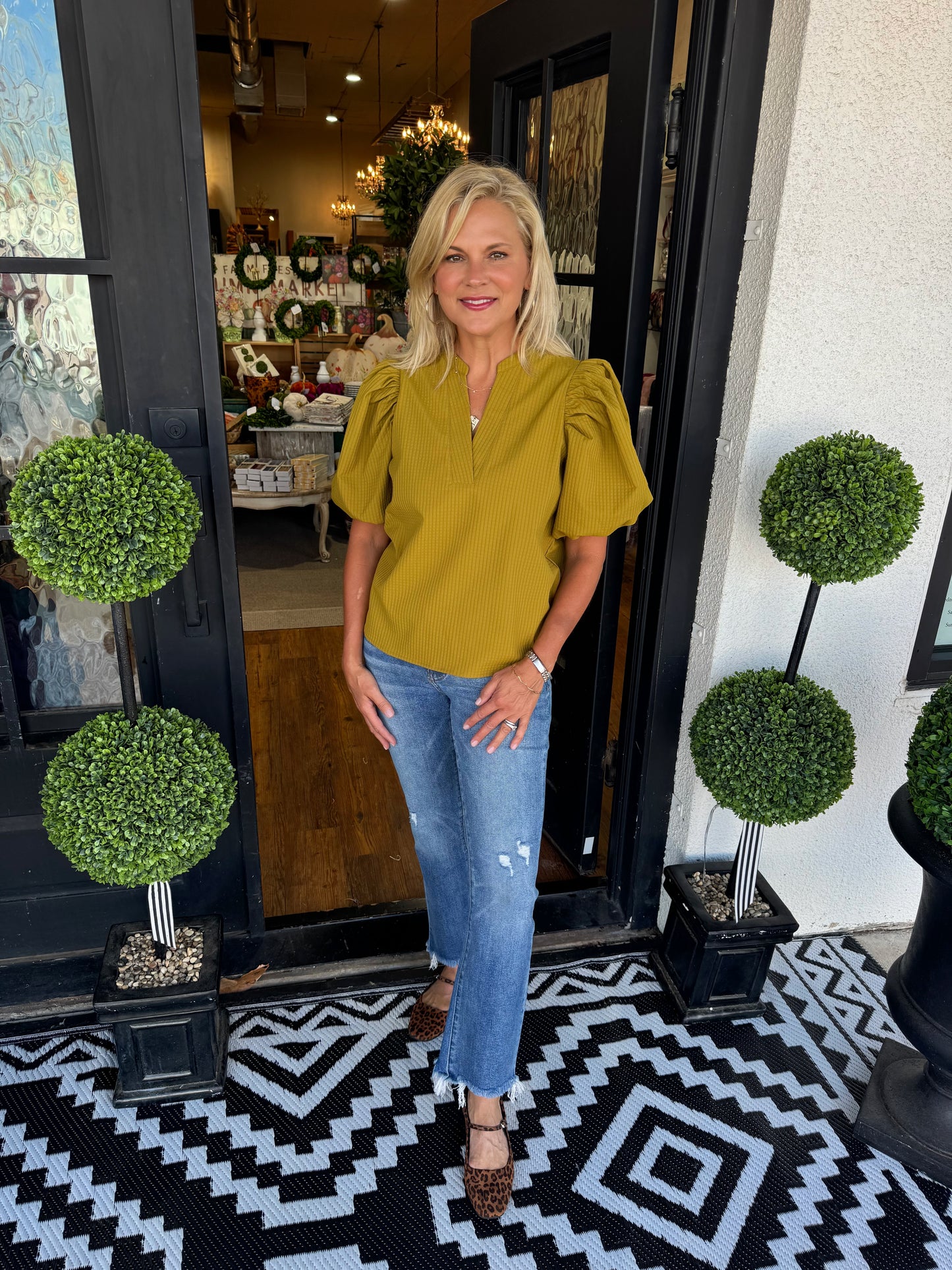 Danica Top - Mustard