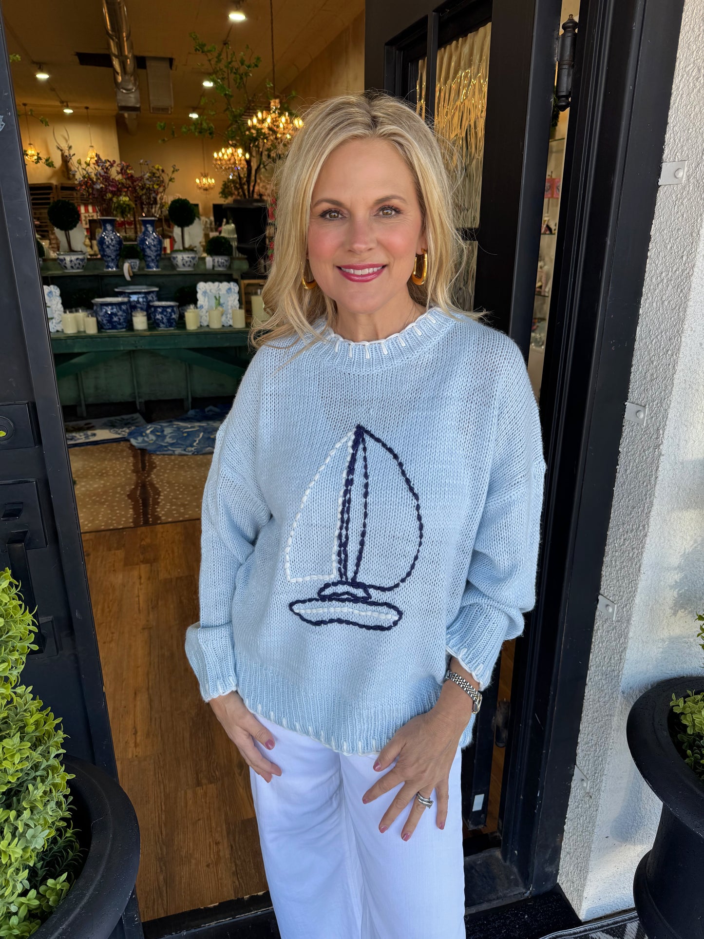 Lorenze Sweater - Baby Blue