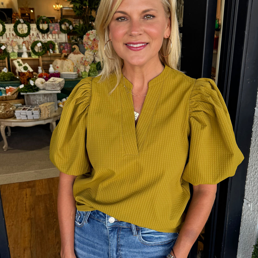 Danica Top - Mustard