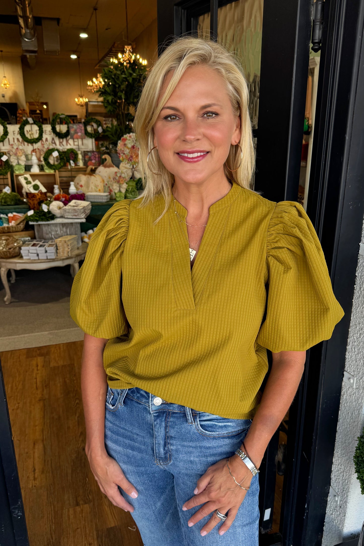 Danica Top - Mustard