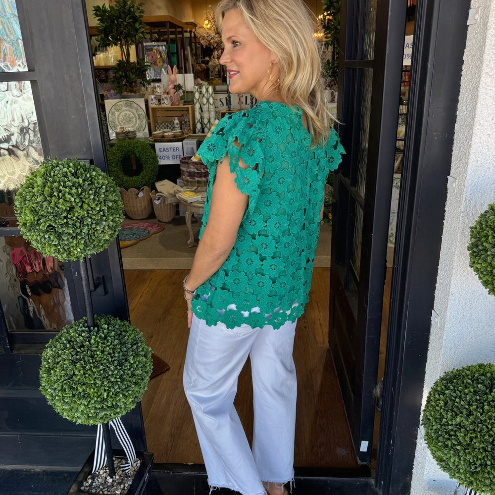 
                  
                    Saylor Top- Green
                  
                