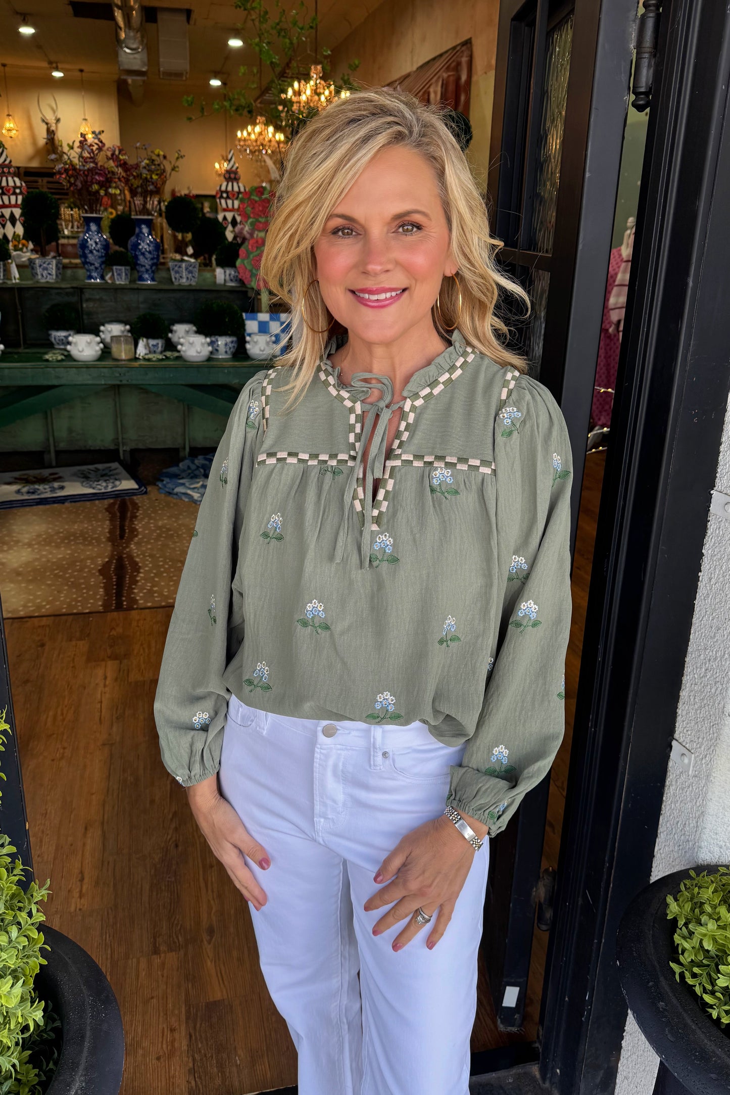 Arden Top - Ash Olive