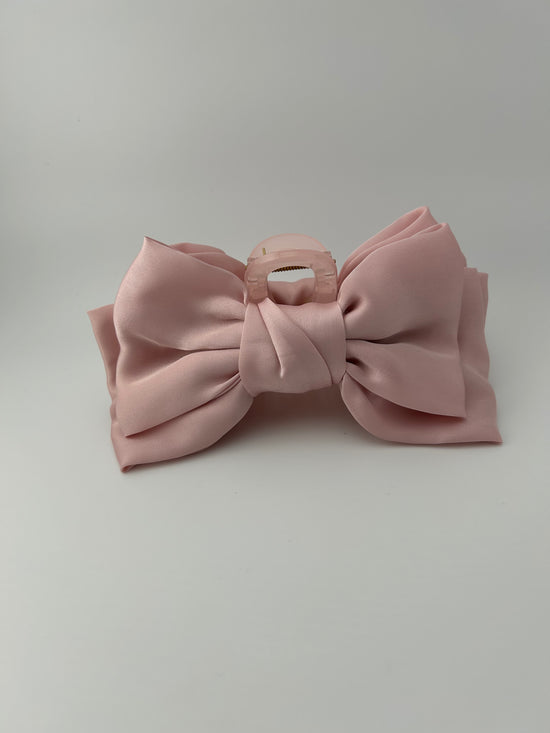 Satin Bow Clip