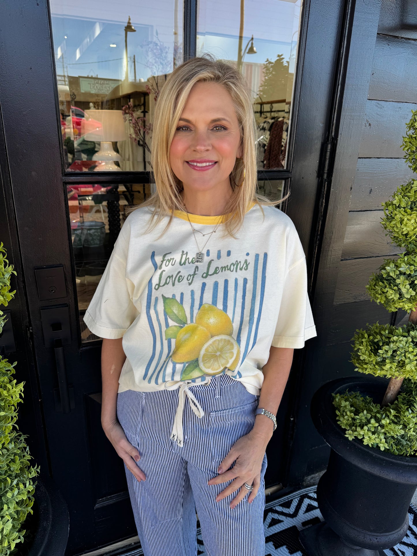 Lemon Lovers Tee - Light Lemon