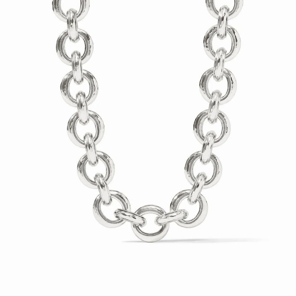 Cannes Link Necklace - Silver