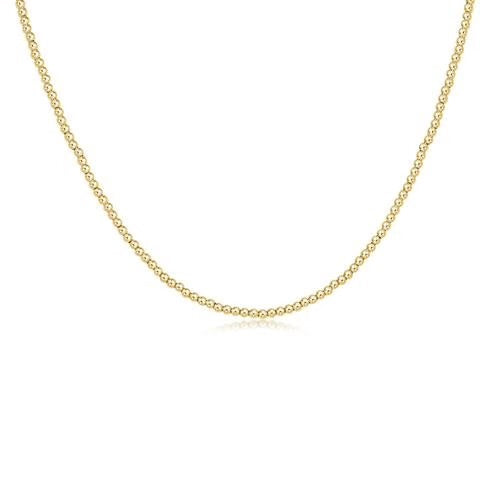 15” Choker Classic Gold 2.5 Bead