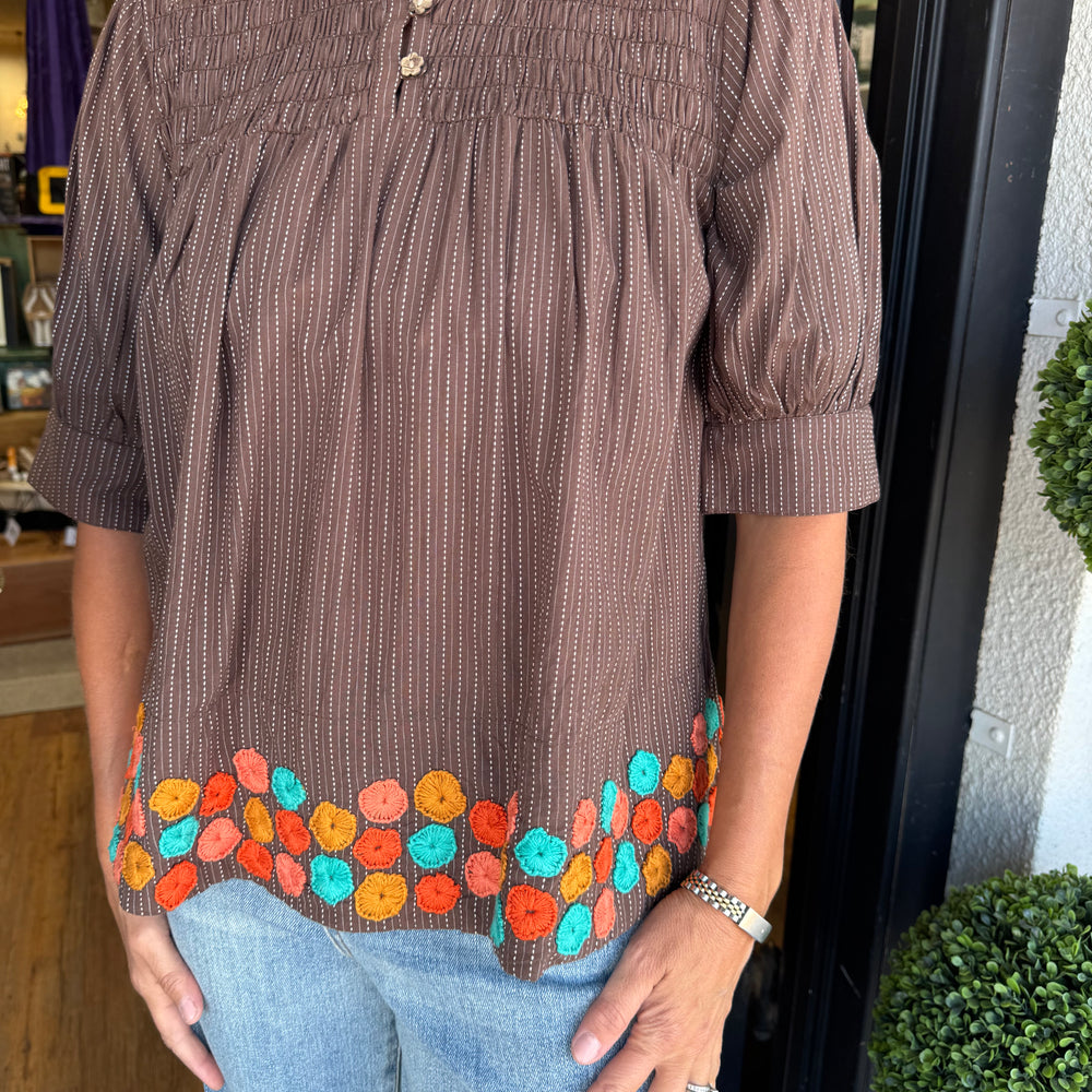 
                  
                    Ivy Jane Hem of Flowers Top
                  
                