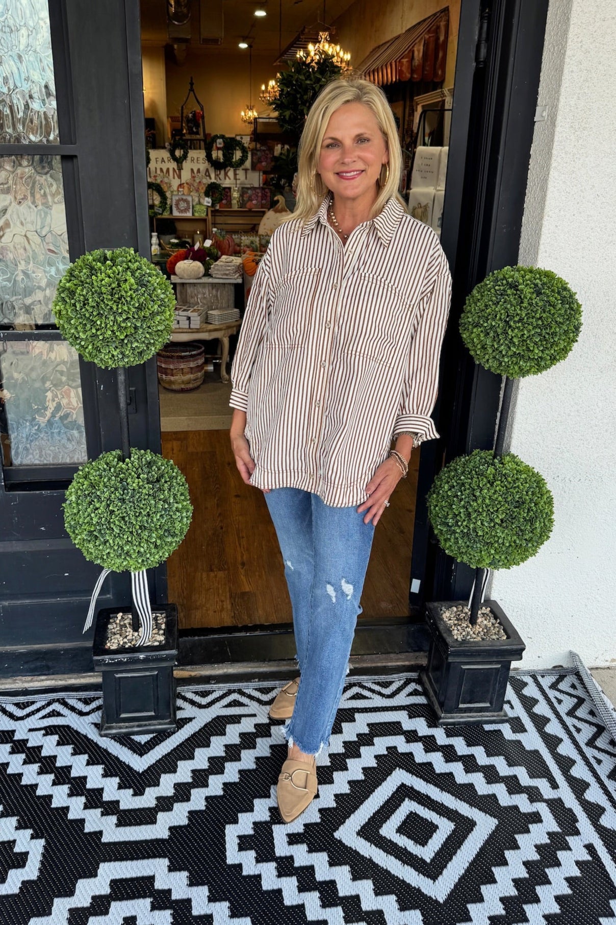 Amanda Top - Brown
